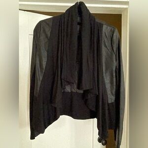 Bagatelle Ruffle Front Drape Jacket